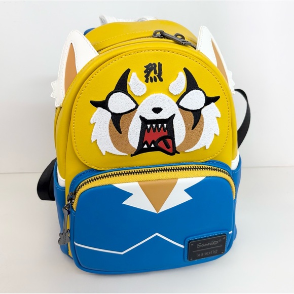 Loungefly Sanrio Aggretsuko Two Face Cosplay Mini Backpack NWT main image 16